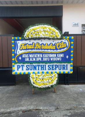 Papan Bunga Duka di Bandar Khalipah