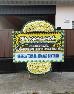 Papan Bunga Duka di Bandar Khalipah
