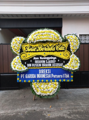 Papan Bunga Duka di Bandar Khalipah